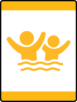 Time to Swim Lion adventure belt loop
