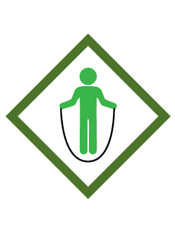 Stronger, Faster, Higher Webelos adventure belt loop