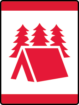 Let’s Camp Wolf Wolf adventure belt loop