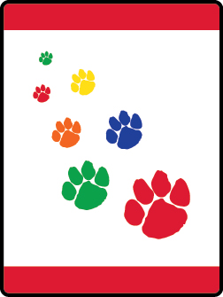 Paws on the Path Wolf adventure belt loop