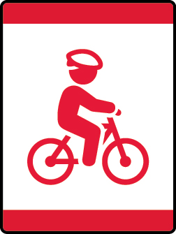 Pedal With the Pack Wolf adventure belt loop